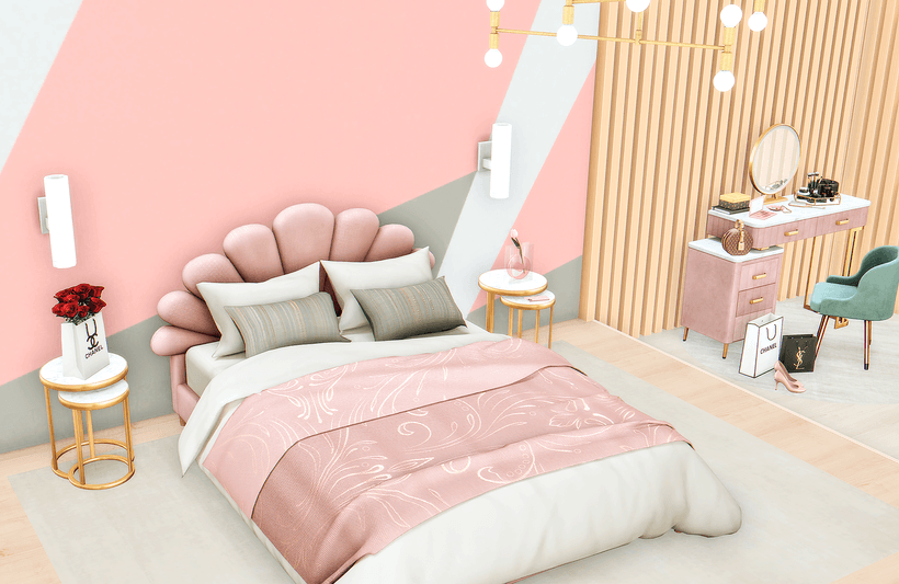 Галерея мода Сет для спальни Dreamy Bedroom #2